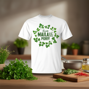 T-shirt Promozionale Ispirata al Prezzemolo con 'F-Bombs' Applicate in Ogni Frase - Product Image 2