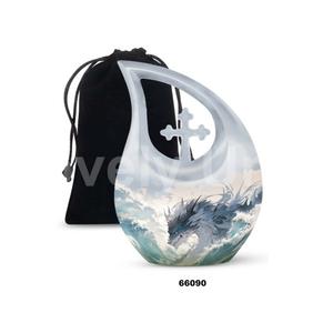 โกศบรรจุอัฐิรูปมังกรสวยงามสำหรับผู้ใหญ่ พร้อมถุงกำมะหยี่ฟรี - Product Image 3
