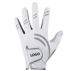 Guantes de golf de cuero de oveja Cabretta suave de alta calidad para mano izquierda diseño de logotipo personalizado profesional al por mayor deportes Casuales - Product Image 2