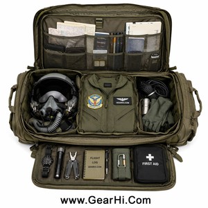Bolsa de Aviador Mil Spec, Cumple con las Normas FAR, Bolsa de Viaje para Tripulación de Vuelo, Estuche Acolchado para Rodillera de Piloto, Bolsas Organizadoras para Cabina de Piloto, Impermeables y Resistentes - Product Image 3