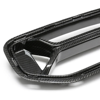 Pour BMW G87 M2 CS : Grilles de calandre avant en fibre de carbone préimprégnée de style CSL