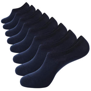 Chaussettes de sport basses invisibles en bambou doux, style athlétique décontracté, logo personnalisé - Product Image 4