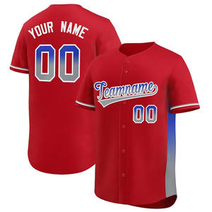 2025 maillot de Baseball en gros vêtements de sport pour hommes Softball sublimé maillot de Baseball avec Logo personnalisé nom et numéro - Product Image 6