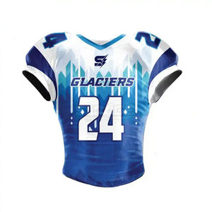 Uniforme de football américain à manches courtes de qualité supérieure respirant en grande taille, best-seller - Product Image 5