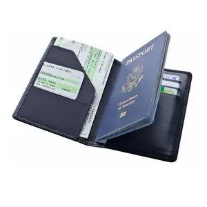 Handmade Leather Passport Cover, Travel Wallet, Personalized Passport Holder