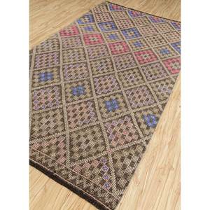 พรมขนสัตว์ถักมือสีน้ำตาลเบจ Nuray ลายเรขาคณิต สำหรับห้องนั่งเล่น ใช้ในบ้าน ทางเข้าบ้าน ห้องนอน ทางเดิน-Sdkl-25 - Product Image 2