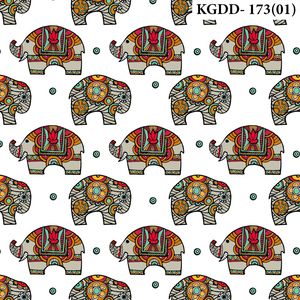 Tela de impresión digital de calidad superior en Maslin Georgette Crepe Organza & Satin 44 & 58 Ancho 90-130/M para niñas Suministro al por mayor - Product Image 2