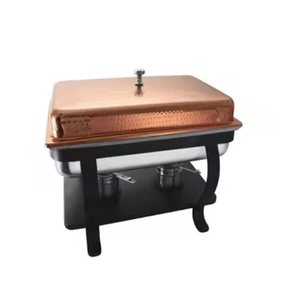 Vente en gros de plats de serveur de nourriture pour fête de mariage plat de traiteur chauffe-plats accessoires de cuisine pour restaurant d'hôtel - Product Image 4