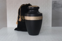 Urna Funeraria Clásica de Metal para Cremación, para Adultos, Bebés y Mascotas, con Diseño Grabado Personalizable, Ecológica y Biodegradable, para Guardar Cenizas