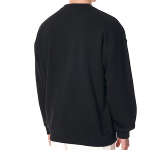 Sweat-shirt à épaules tombantes surdimensionné pour homme en vrac Meilleure qualité Basiques pour homme Sweat-shirt à col rond surdimensionné en coton mélangé - Product Image 2