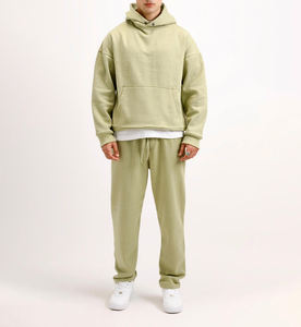 Pulls à capuche unisexes en molleton lourd personnalisés de haute qualité en coton Sweatshirts vierges surdimensionnés pour les sweats à capuche pour hommes de grande taille - Product Image 1