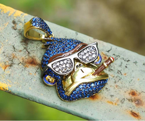 จี้และเสน่ห์ของฮิปฮอปทรงกลมสีเงินบริสุทธิ์925ใหม่ - Product Image 6