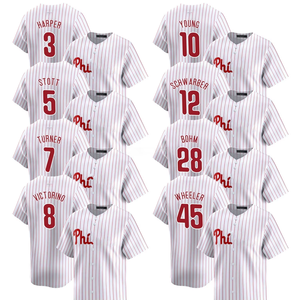 Camisetas de Béisbol Blancas Edición Limitada para Hombre, Philadelphia 2025, Personalizadas, Tallas Grandes, con Logos Bordados y Cosidos, Uniformes - Product Image 1