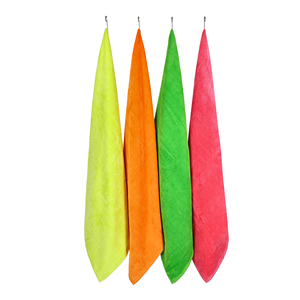 100% Cotton Màu Hồng Velour Kháng Khuẩn Thân Thiện Với Môi Bãi Biển Khăn 75*150 Cm 30*60 Inches Thấp Moq Biểu Tượng Tùy Chỉnh Thiết Kế Thêu - Product Image 4