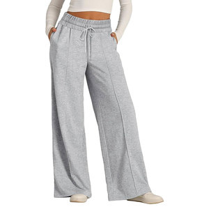 Hot Trensing Casual <b>Drawstring</b> Pants Geometric Pattern All-Season Polyester Sports <b>Trousers</b> with Slight Stretch - Product Image 4