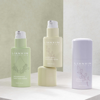 Flacon pompe airless PP violet écologique unique 30ml 50ml recyclé anti-fuite portable pour soins de la peau, lotion, crème BB
