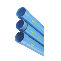 Tuyaux de revêtement de puits en PVC-U légers et durables de qualité supérieure certifiés ISO, marque Captain, 40mm-400mm DE, mâle/femelle