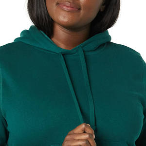 Vente en gros de sweats à capuche en tricot de qualité supérieure, style streetwear, 100% coton, respirant, ample, surdimensionné, pour femmes, vêtements d'extérieur d'hiver, devant - Product Image 4