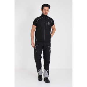 <b>3</b>-<b>in</b>-<b>1</b> Workwear <b>Jacket</b> and Vest Set with Reflective Strips <b>Waterproof</b> Breathable Design for Industrial and Outdoor Use - Product Image 1