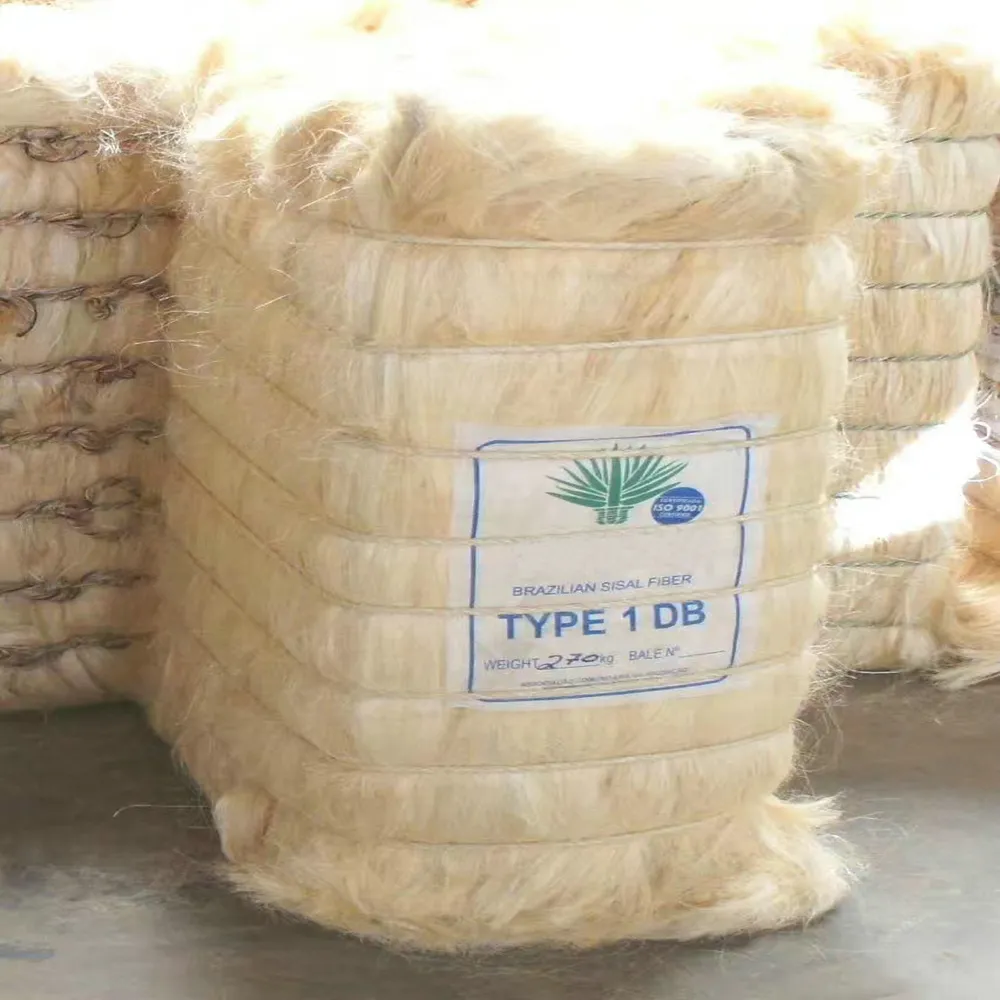 Fibra de sisal 100% natural barata para produtos de sisal