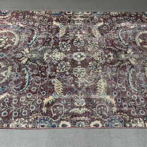 Tapis vintage, tapis turc 4,7x8 pieds, tapis en laine rouge - Product Image 5