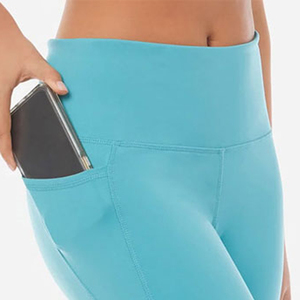 Taille haute Top vente entraînement course dames Leggings pleine plaine sur mesure femmes Legging pour vêtements de Fitness - Product Image 6