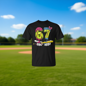 Camiseta Meme para Niños, Softball 67, Diseño de Helado, Camiseta Promocional Six Seven - Product Image 3