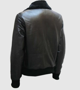 Veste en cuir de haute qualité pour hommes Vestes en cuir véritables personnalisées au design tendance pour hommes - Product Image 4