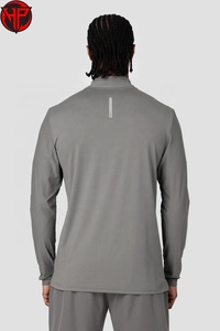 Entrega Rápida, Traje Deportivo Informal, Cuello Redondo, Transpirable, Camiseta Deportiva para Correr, Camisetas de Compresión de Manga Larga para Hombre - Product Image 5