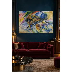 Fida Boccioni Dynamisme d'un cycliste Impression sur toile - Product Image 3