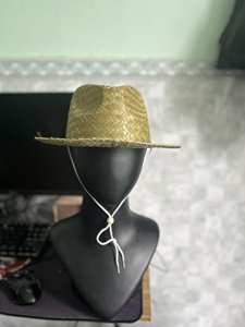 Sombrero de hoja de palma Vietnam para sombrilla diaria/sombrero de paja de hierba tejida para viajes de pesca y playa - Product Image 2