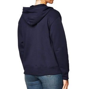 Latest Fashionable Regular Fit Zip up Fleece Hoodie with Drawstring Closure Breathable Winter Wear Full Sleeves Women Hoodie - Product Image 2