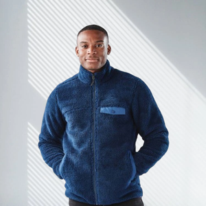 Fashion Custom Color Winter Outdoor Fleece Coat Sherpa <b>Jacket</b> Full Zipper up Sherpa Fleece <b>Jacket</b> for Men - Product Image 4