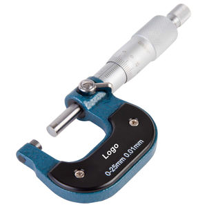 Micrometro Esterno di Alta Qualità 0-25mm Grado Industriale Cromato Antiruggine Strumento di Misurazione - Product Image 3