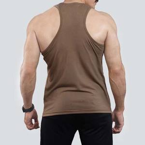 Ropa transpirable para hombre, camisetas sin mangas de talla grande para hombre, estilo callejero, diseño de logotipo personalizado OEM, camisetas sin mangas de Fitness de verano para hombre - Product Image 3