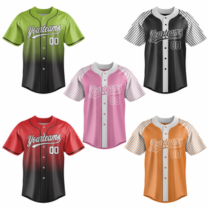 Uniforme de baseball unisexe pour adultes, club personnalisé, séchage rapide, respirant, grande taille, 100% polyester, logo d'équipe MARISONA INTL, nom, numéro - Product Image 1