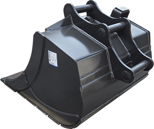 Godet de nivellement professionnel pour excavatrice à 3 broches avec corps durable haute résistance et lame Hardox 500 - Product Image 1