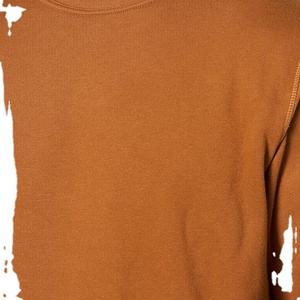 Sweat-shirt surdimensionné en coton éponge français pour homme, inspiré du streetwear, col rond, épaules tombantes, pull uni, coupe décontractée et chaude personnalisée - Product Image 4