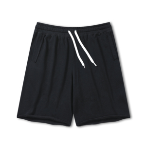 Pantalones cortos deportivos de algodón para hombre con logotipo personalizado de 280gsm, ropa informal de verano para correr, pantalones cortos de algodón Unisex de felpa francesa para hombre - Product Image 4