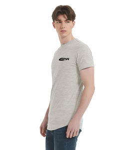 T-shirt col rond manches longues en coton pour homme coupe ajustée haut décontracté automne hiver confortable mode vêtements de tous les jours - Product Image 3