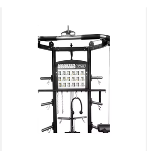 Nuevo Gimnasio Multifuncional Todo en Uno de Acero Transparente, Máquina de Ejercicio G9 con Ganchos de Seguridad, OEM DIY - Product Image 1