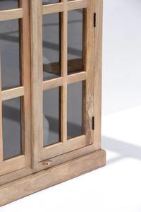 Vitrine de présentation en bois massif et verre de conception moderne et haut de gamme, grande capacité pour salon, maison ou hôtel - Product Image 5