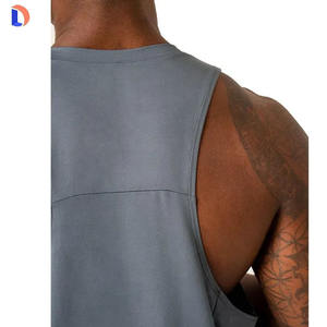 Nuevo diseño Bamboo Men s Gym Tank Top Elastano Gym Ropa Muscle Fit Tank Top - Product Image 4