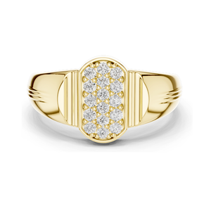 Anillo de Diamante de Laboratorio de 0.3 CT para Mujer, Oro de 18KT, 14KT, 10KT y Plata 925, Oro Rosa, Amarillo, Blanco, Claridad VVS-VS y Moissanita - Product Image 2