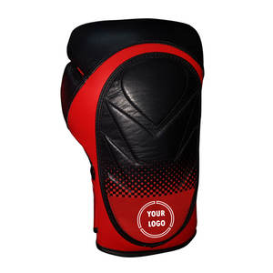 ถุงมือชกมวยหนังวัวแบบมืออาชีพถุงมือชกมวยแบบปรับแต่งได้ - Product Image 2