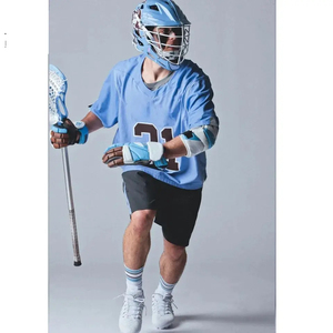 Vente en gros de vêtements de sport de crosse personnalisés, shorts en jersey respirants et extensibles, uniformes à sublimation, vêtements d'équipe OEM - Product Image 6