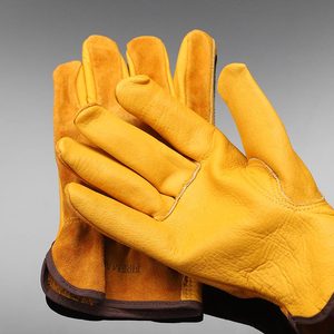 Guantes de Seguridad 100% Cuero Genuino de Bangladesh, Anti-Corte, Anti-Impacto, Anti-Calor para Soldadura y Construcción, Muestra Gratis, Precio Económico - Product Image 4
