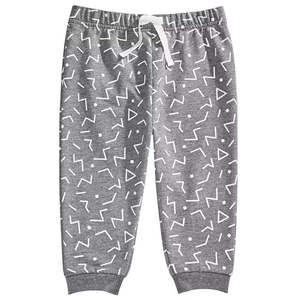 First Impressions - Completo da neonato in cotone lavorato a maglia con stampa geometrica, pantaloni cargo grigi e maglietta a maniche corte con motivo stampato, taglia 3-6 mesi - Product Image 1