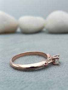 Pour GIA IGI certifié bague de fiançailles classique pour les femmes VVS Lab cultivé diamant taille ronde 14k 18k or pour les fêtes - Product Image 3