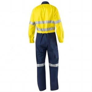 Overol de Seguridad de Algodón para Minería Unisex, Reflectante, Alta Visibilidad, Color Naranja, Ropa de Trabajo - Product Image 6